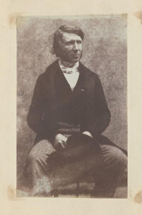 Vintage Seated Portrait of 19th Century Man