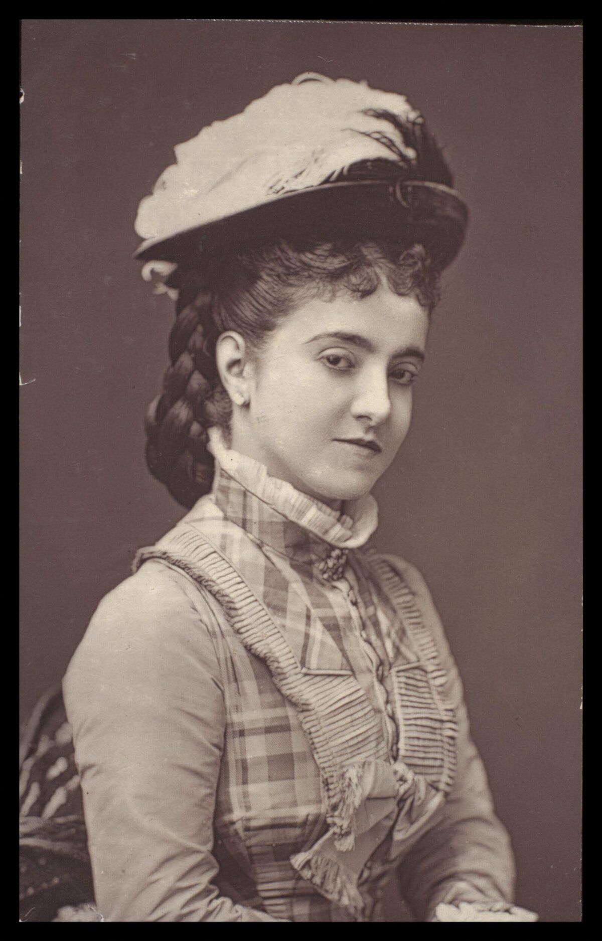 Victorian Woman Studio Portrait