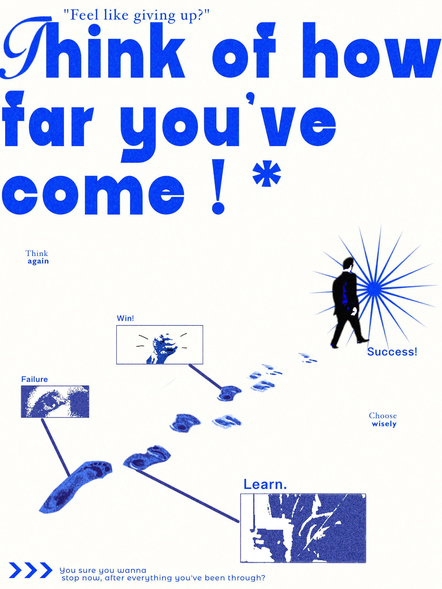 Motivational Don't Give Up Poster
