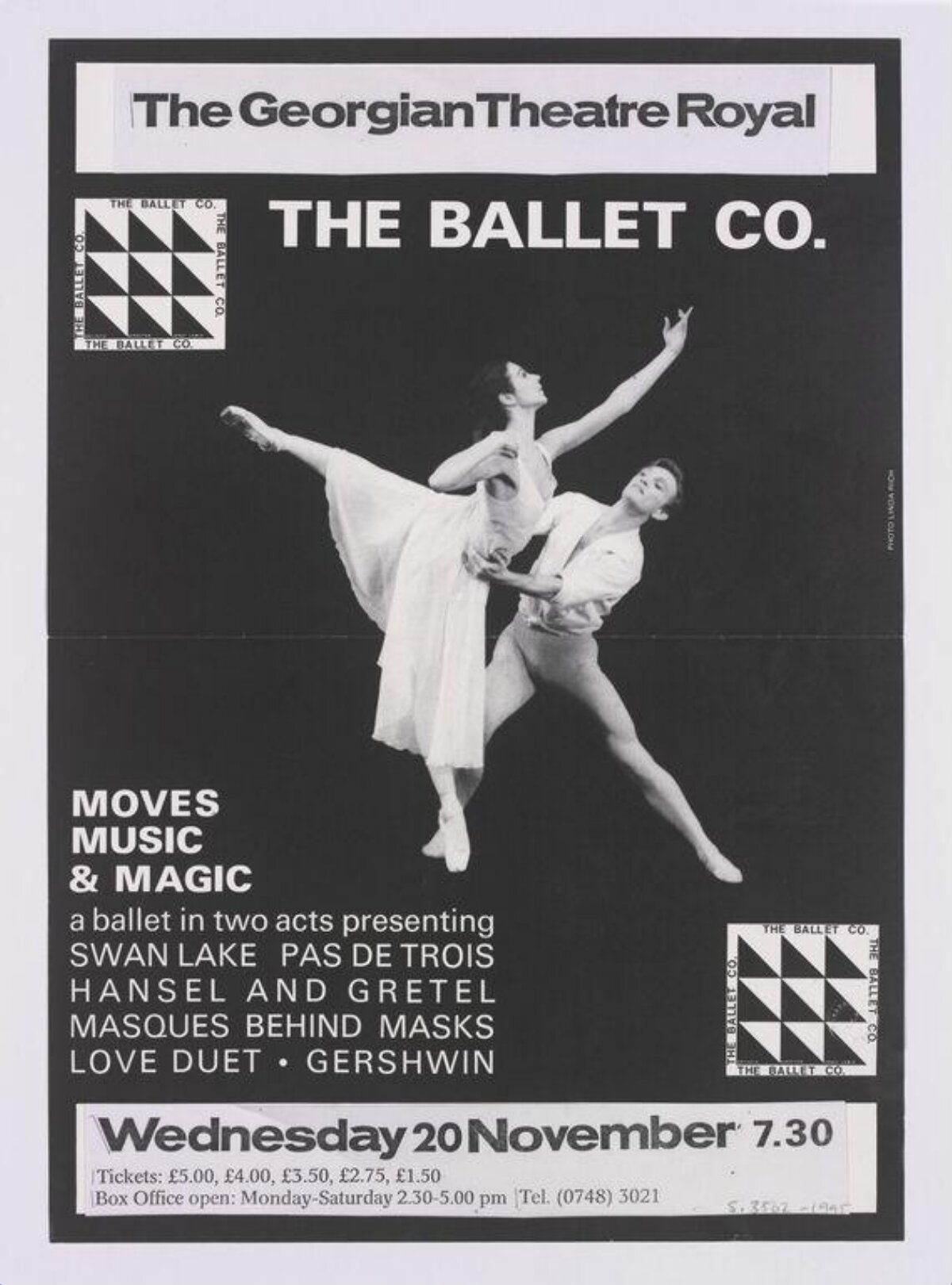 Ballet Performance Poster at Georgian Theatre Royal