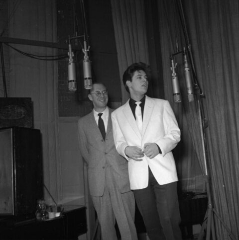 Two Men In A Recording Studio