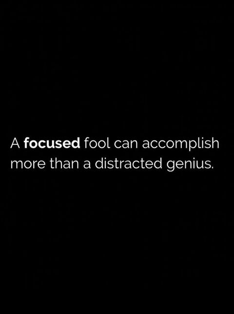 Motivational Quote About Focus