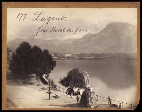 Lugano View from Hotel du Parc