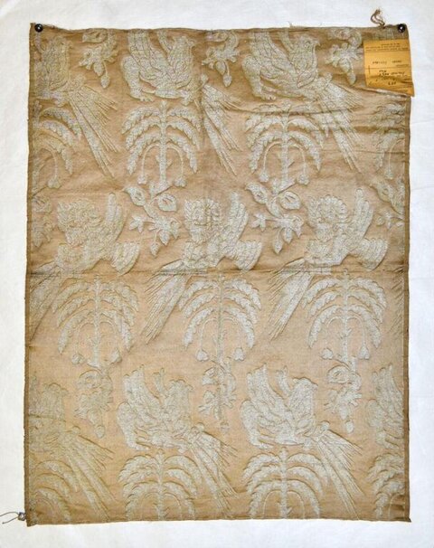 Antique Patterned Woven Textile Sample