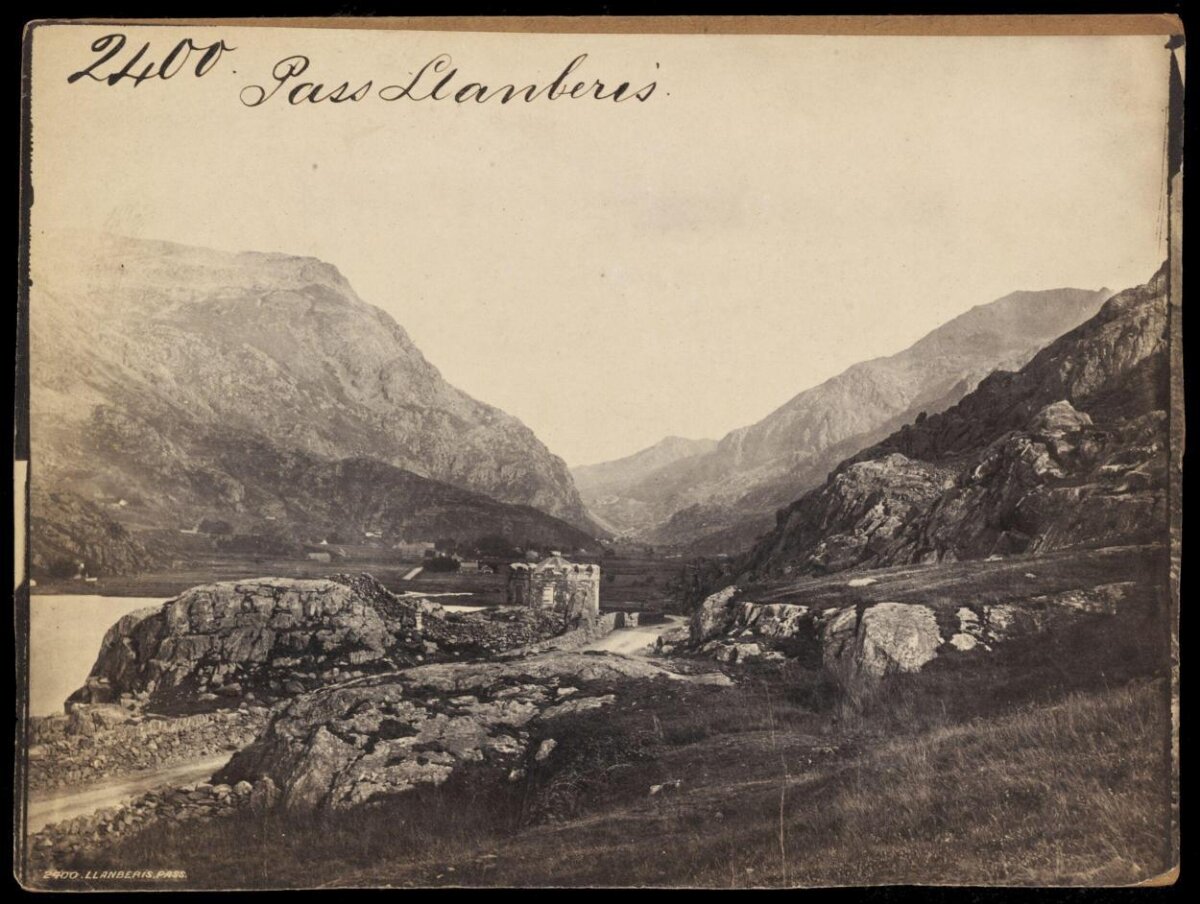 Vintage Llanberis Pass Landscape