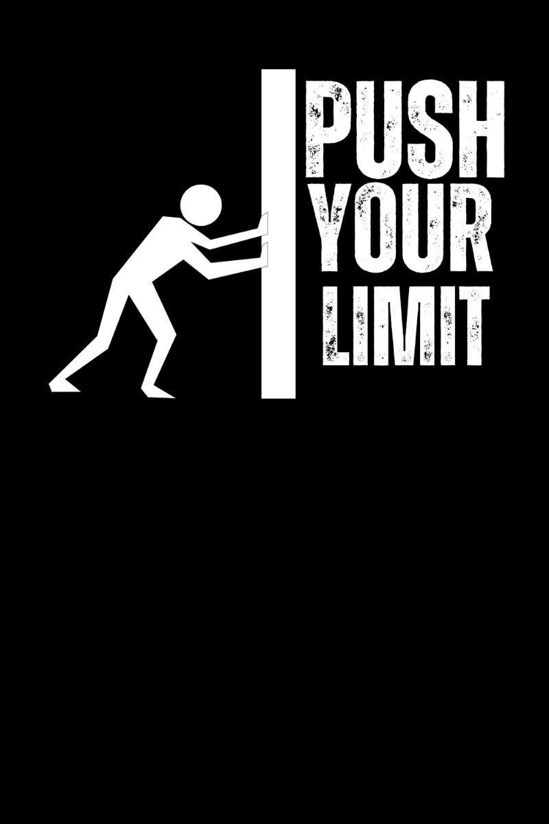 Push Your Limit Motivational Poster