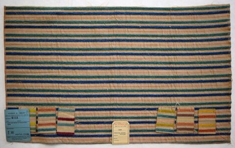 Vintage Striped Textile Sample