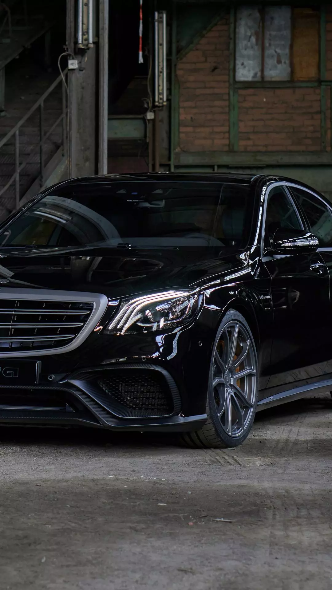 Black Luxury Performance Sedan