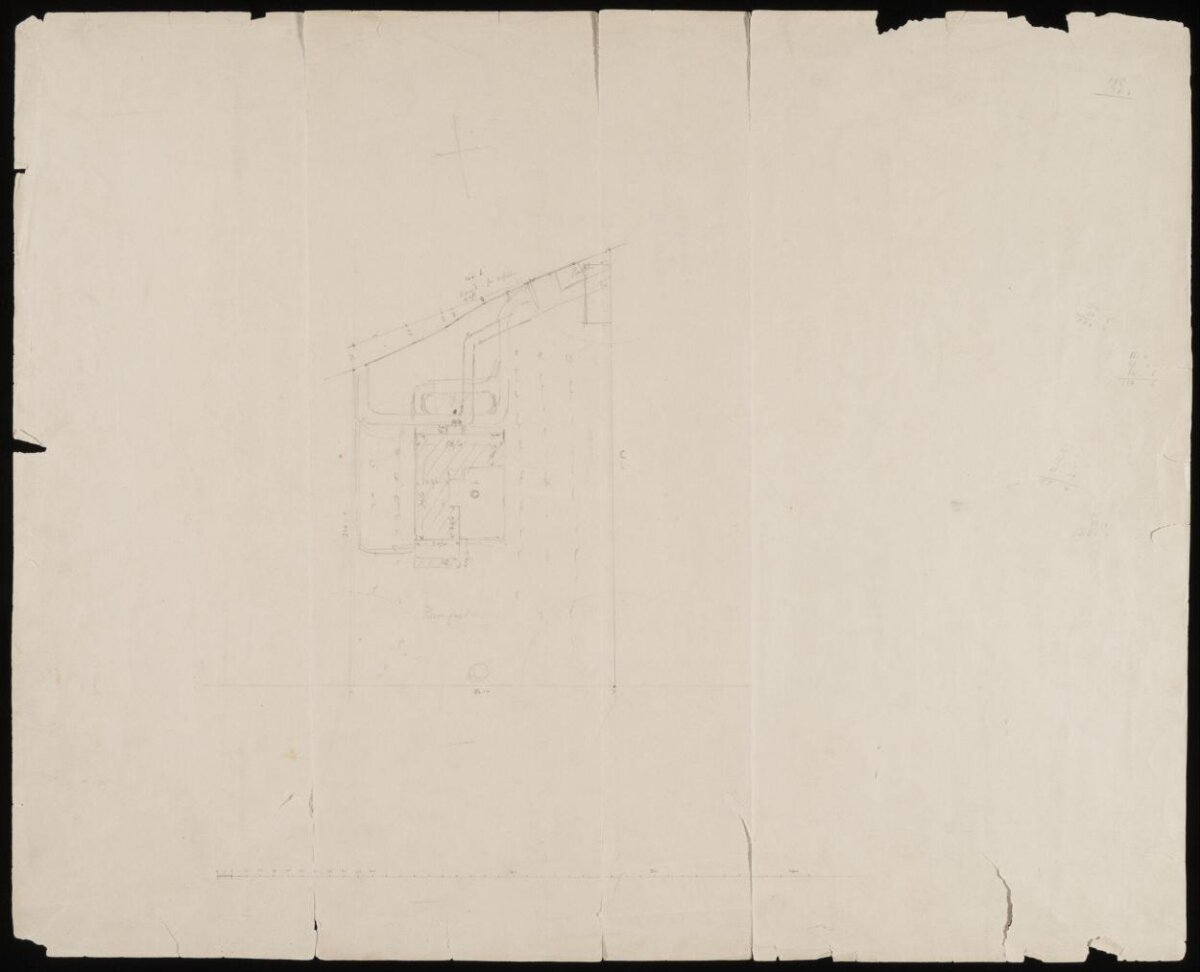Hand-drawn Architectural Site Sketch