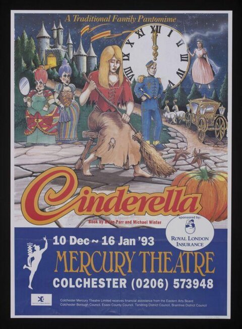 1993 Cinderella Pantomime Poster