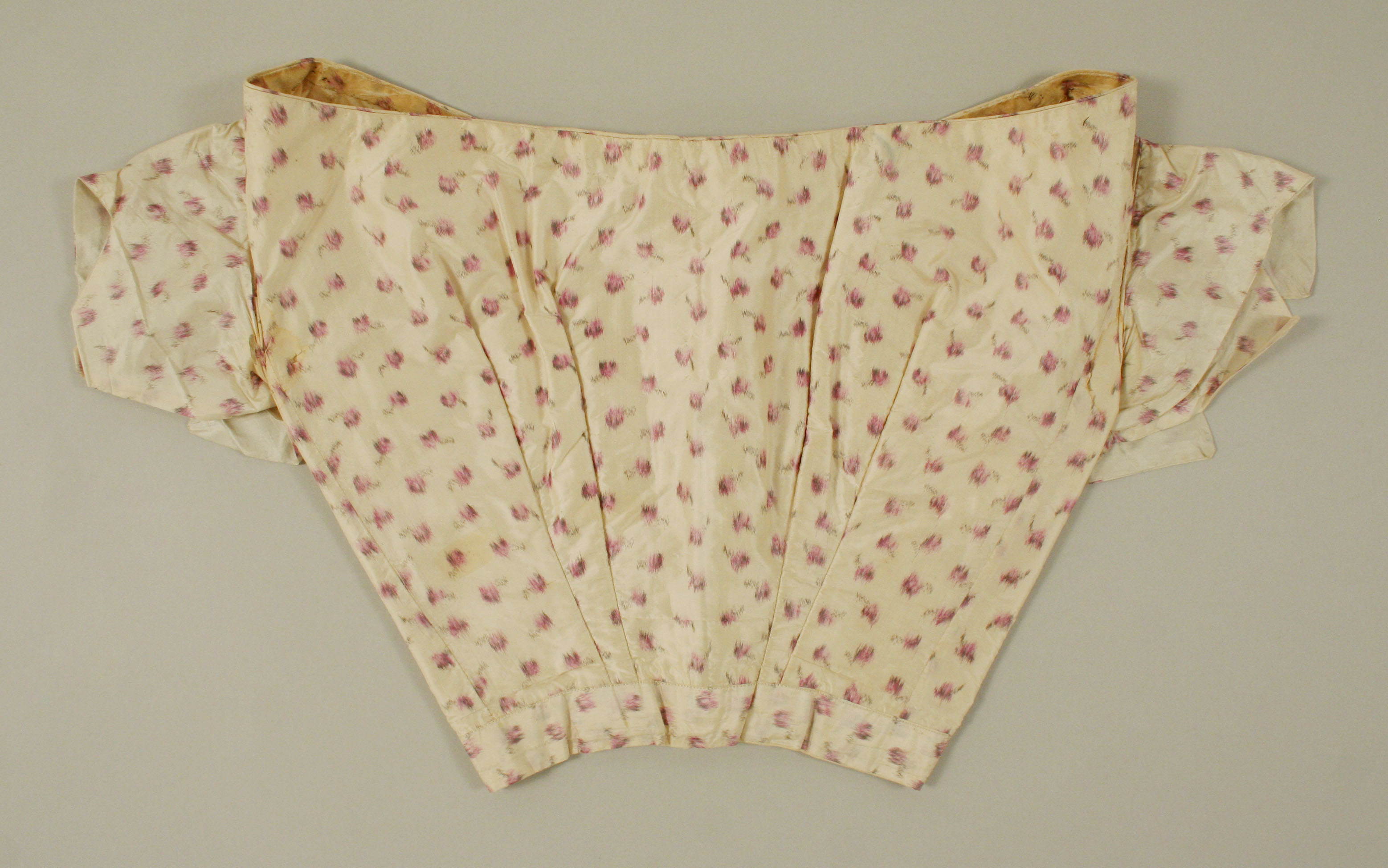 Vintage Pink Floral Silk Undergarment
