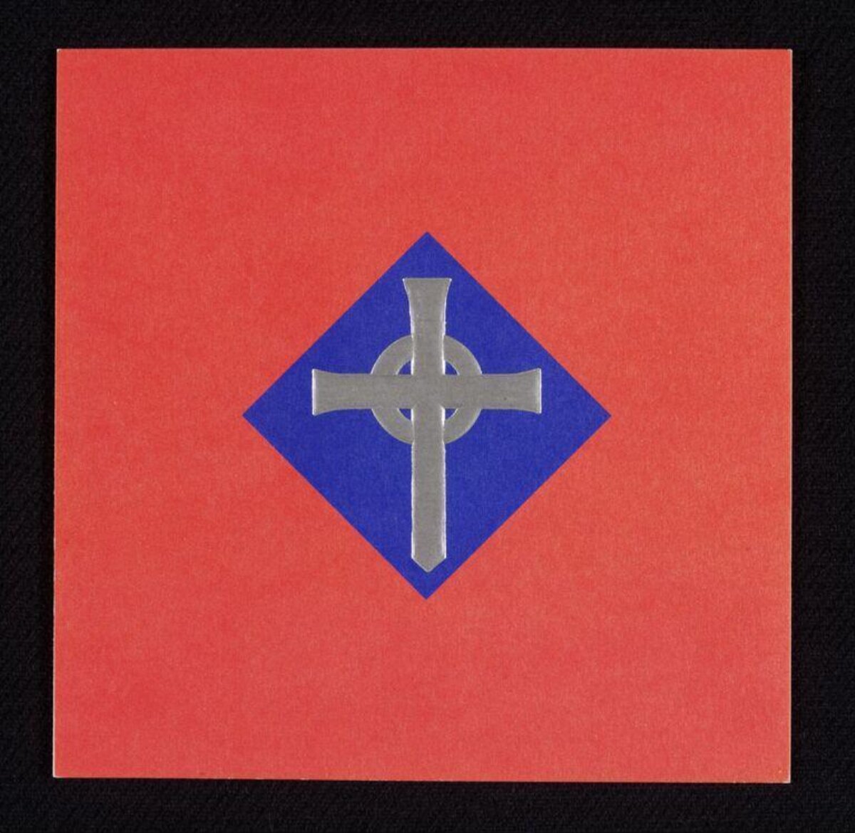 Silver Celtic Cross Insignia Badge