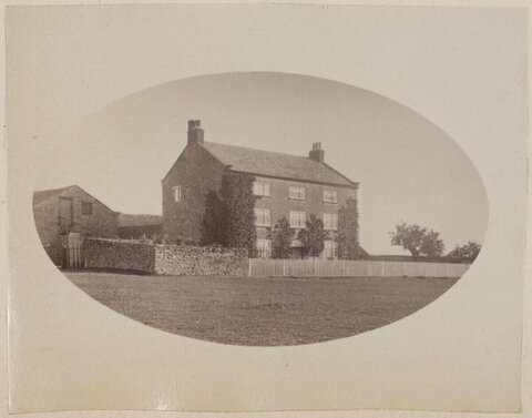 Vintage Rural Farmhouse View