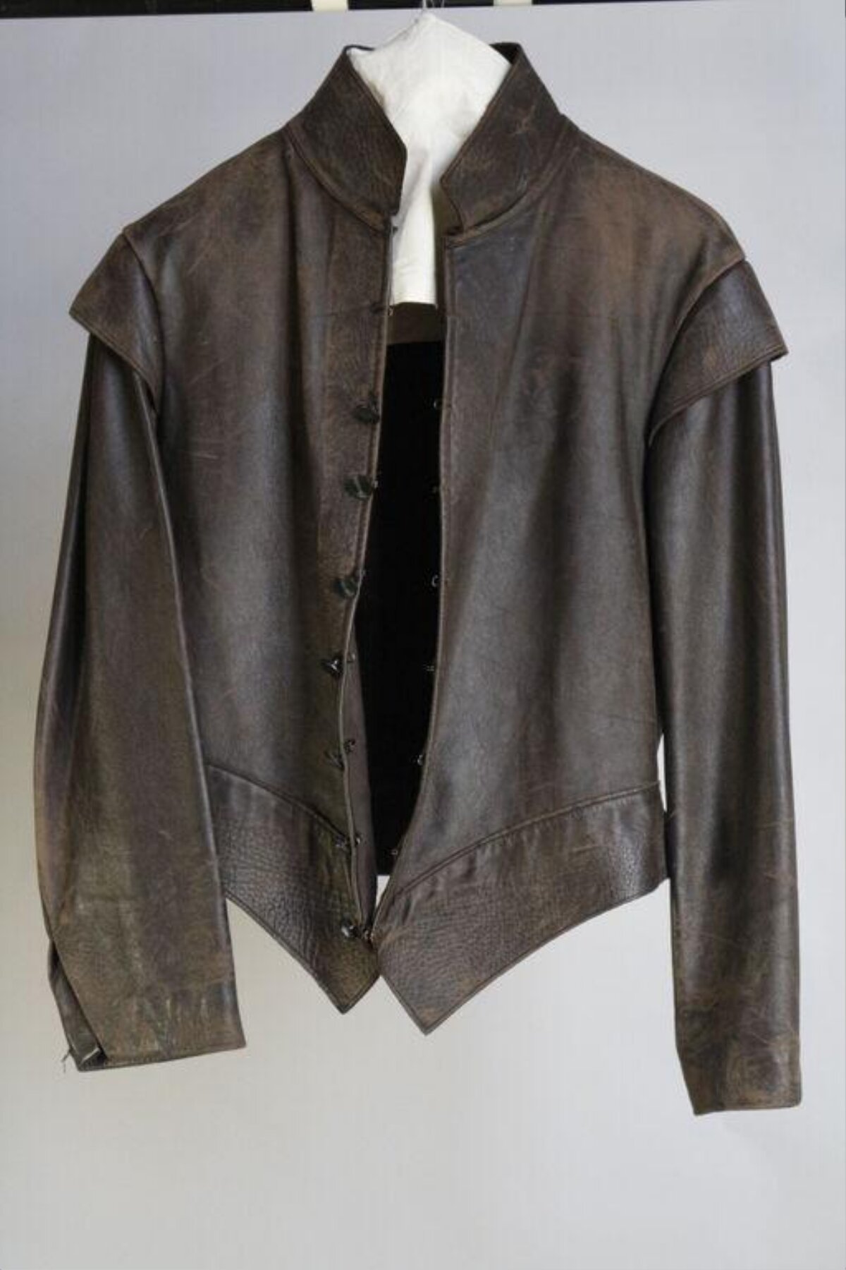 Distressed Brown Vintage Leather Jacket