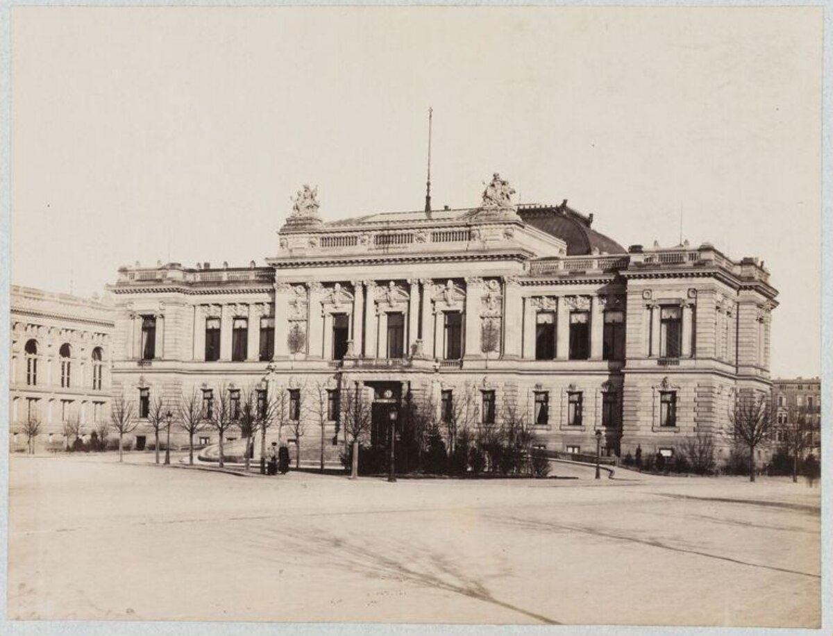 Old Photo of Grand Neoclassical Building