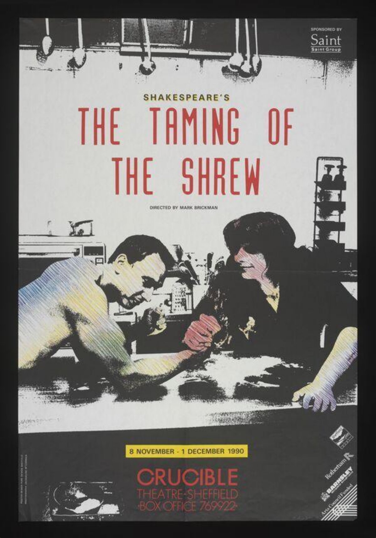 1990 Taming of the Shrew Theatre Poster