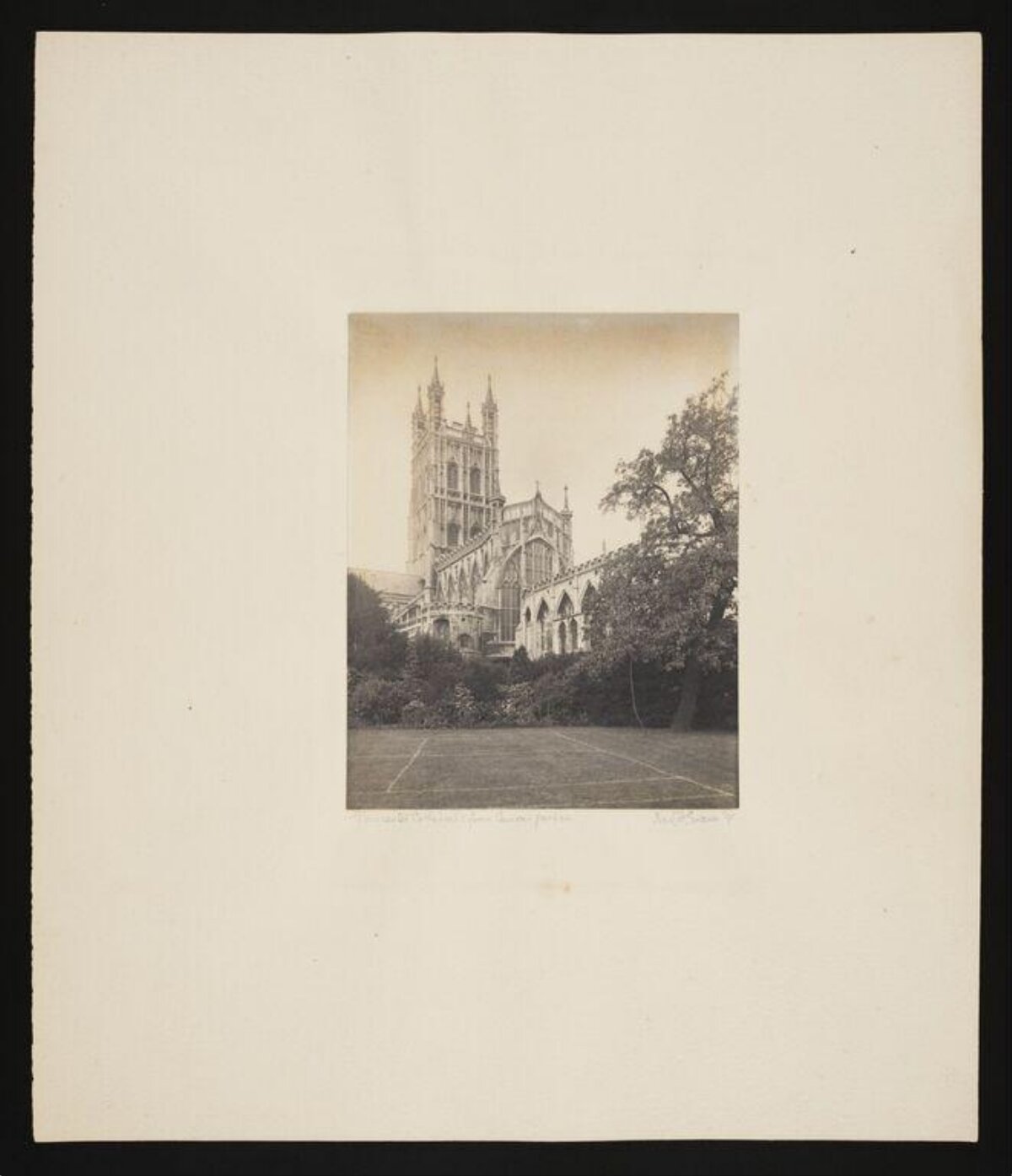 Vintage View of Gothic Cathedral
