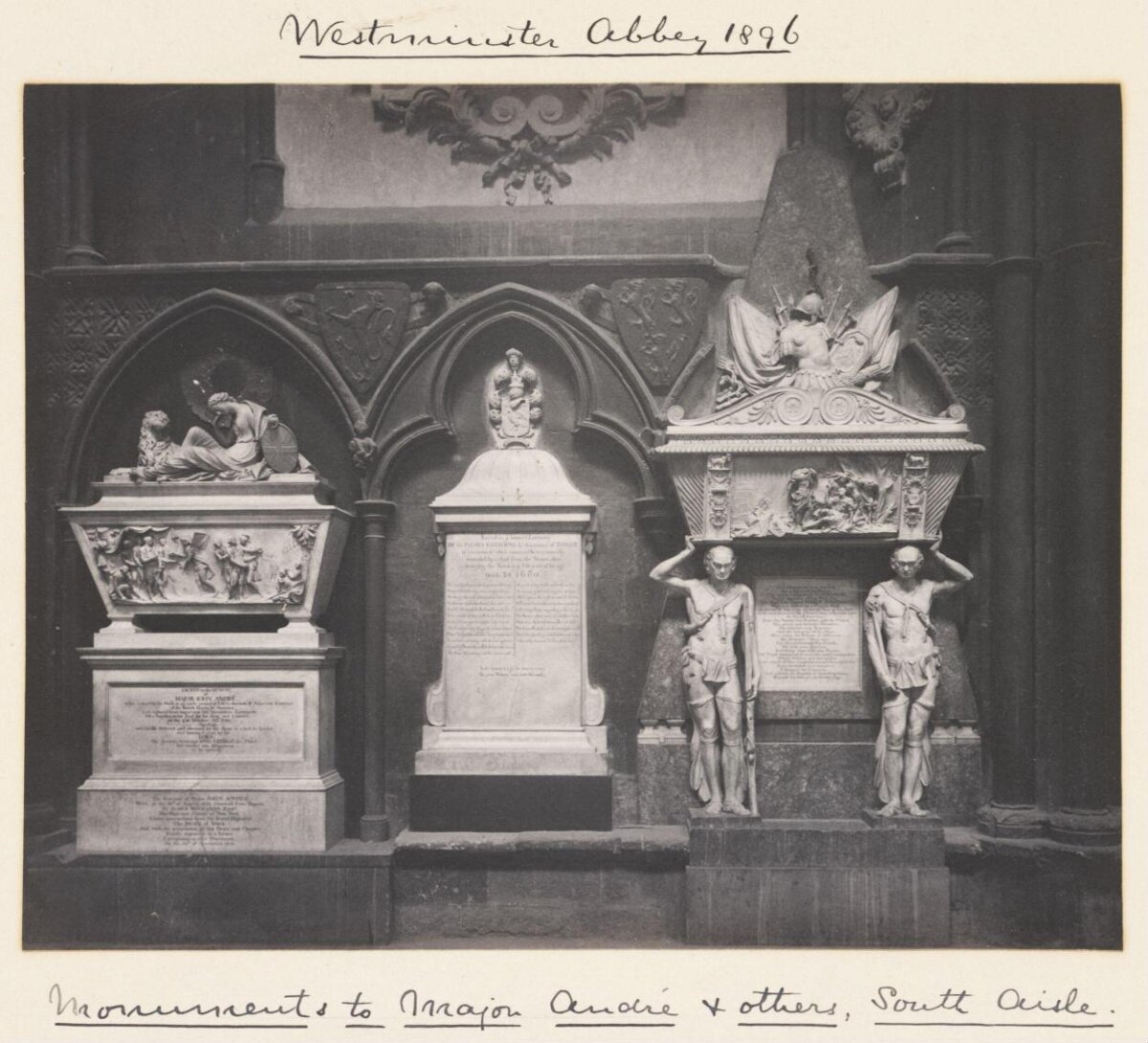 1896 Westminster Abbey Monuments