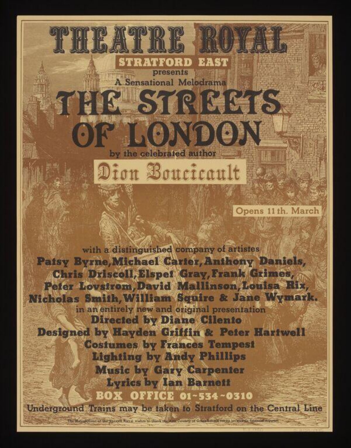 The Streets of London Theatre Poster