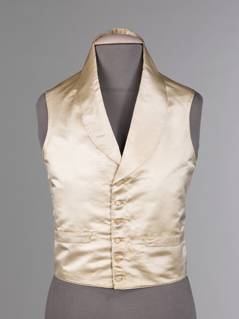 Cream Silk Waistcoat
