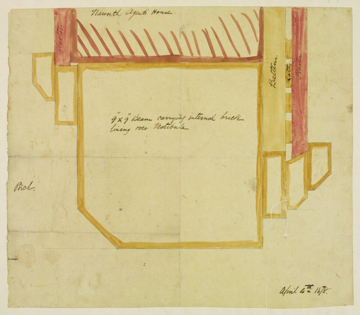 1878 Naworth Agents House Plan