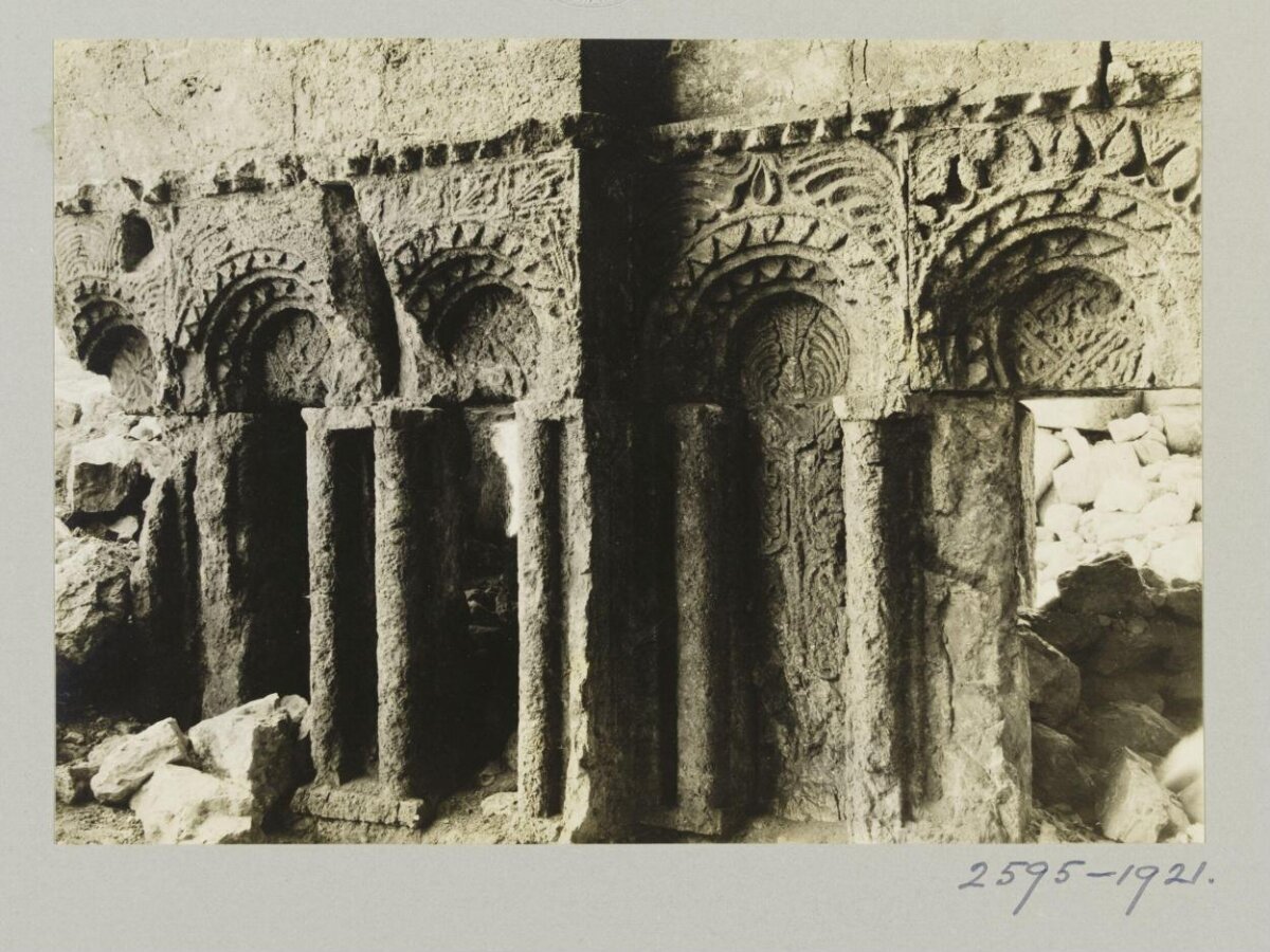 Ancient Carved Stone Architectural Ruins