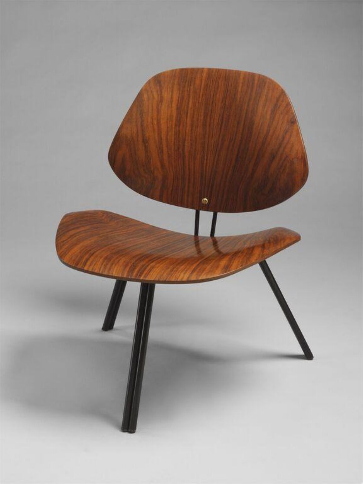 Mid-century Style Wooden Lounge Chair