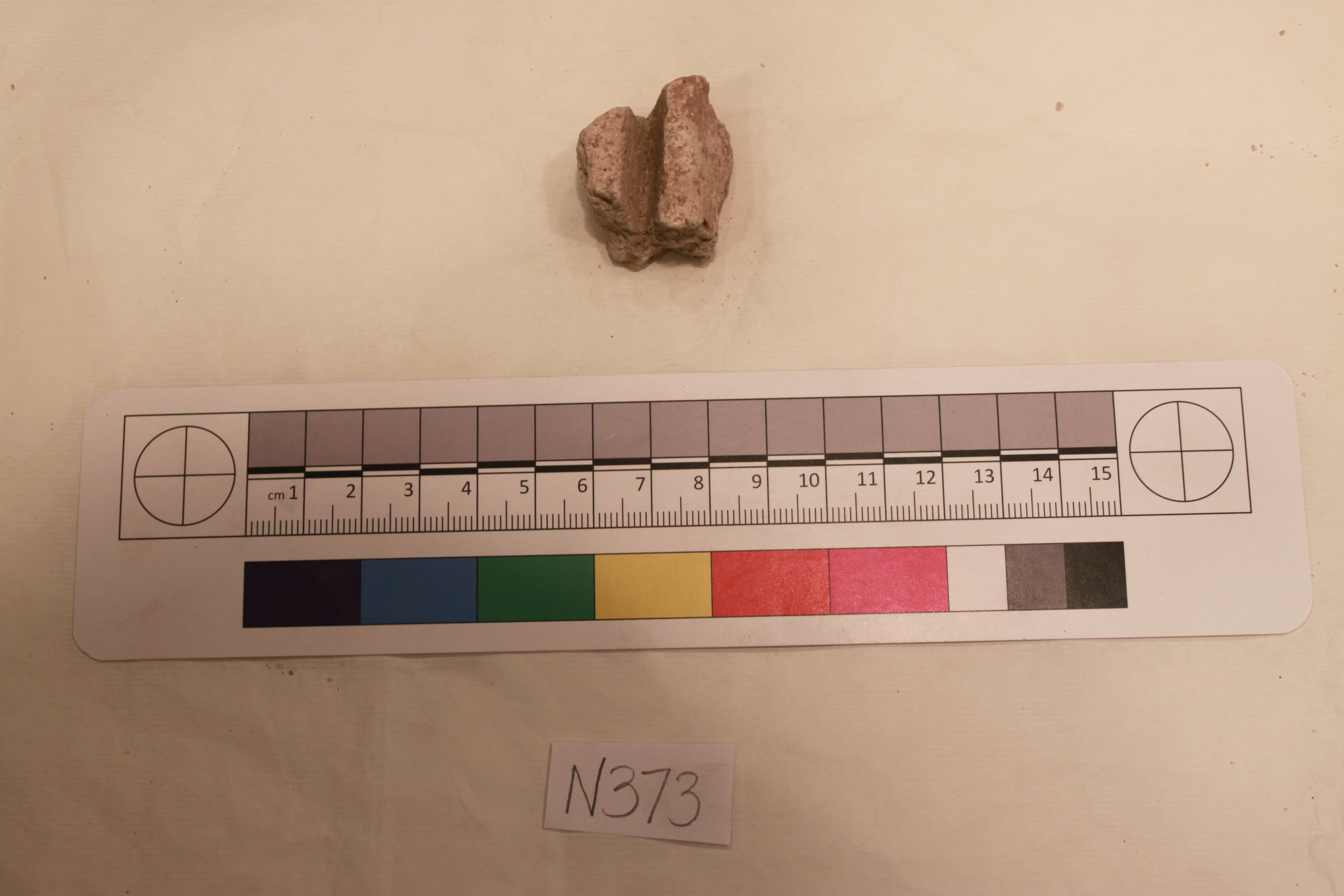 Archaeological Pottery Fragment Specimen