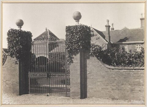 Vintage Estate Gate Entrance