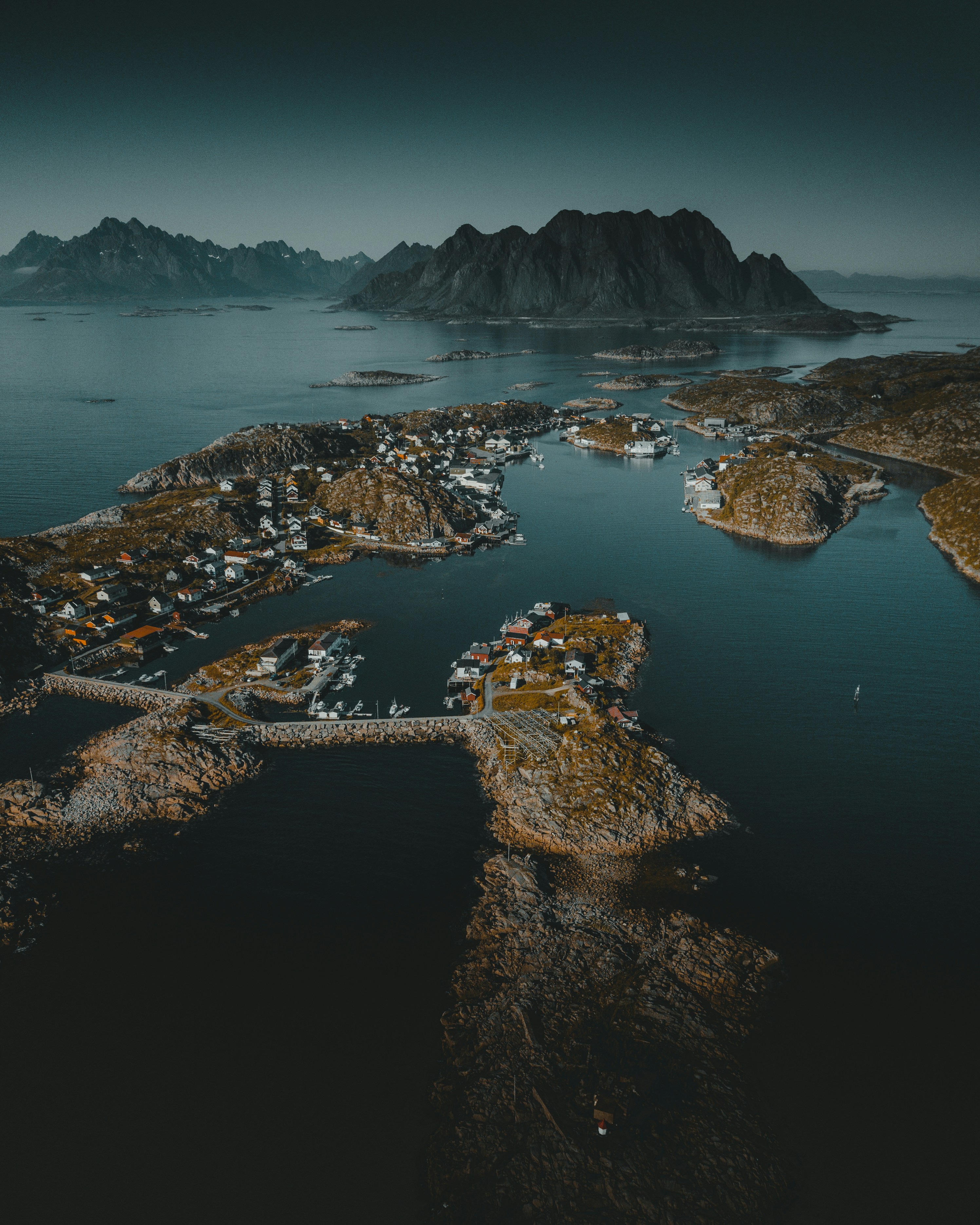 Nordic Coastal Village Seaview