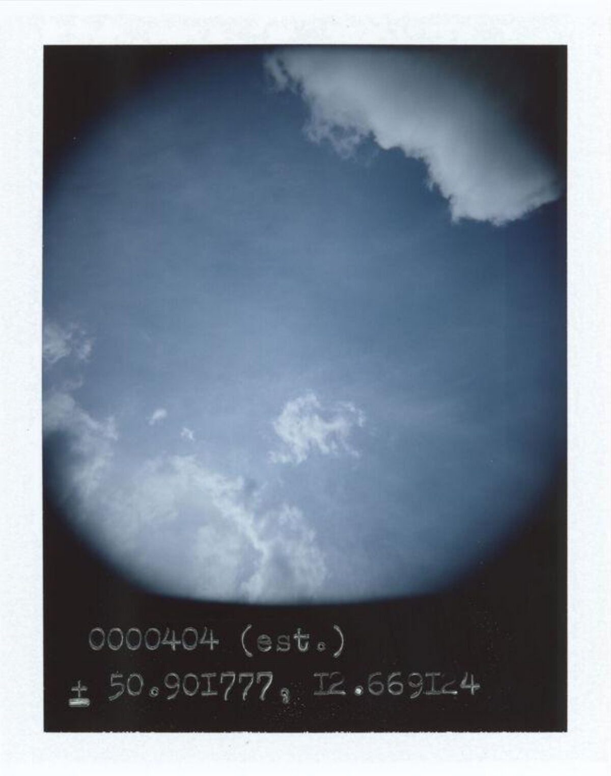 Blue Sky With Scattered Clouds