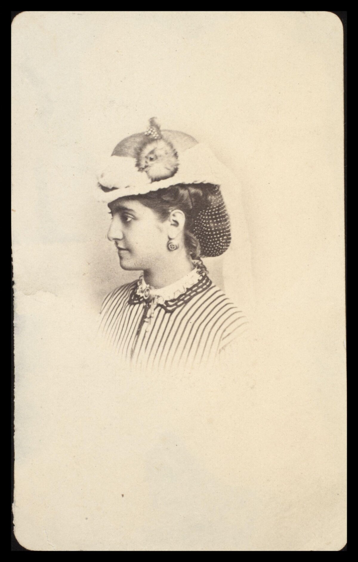 Vintage Profile Portrait of a Woman