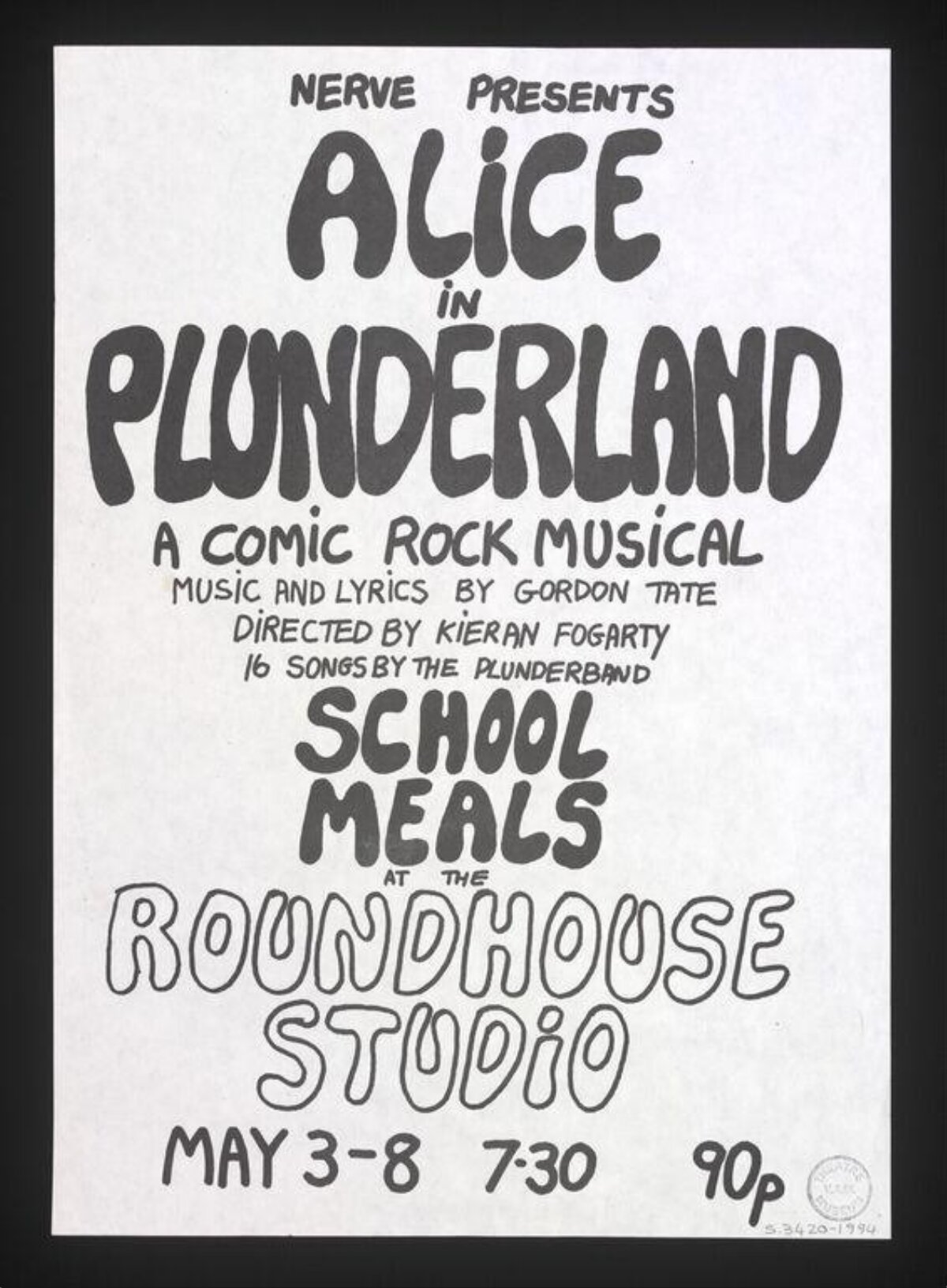 Alice in Plunderland Musical Poster