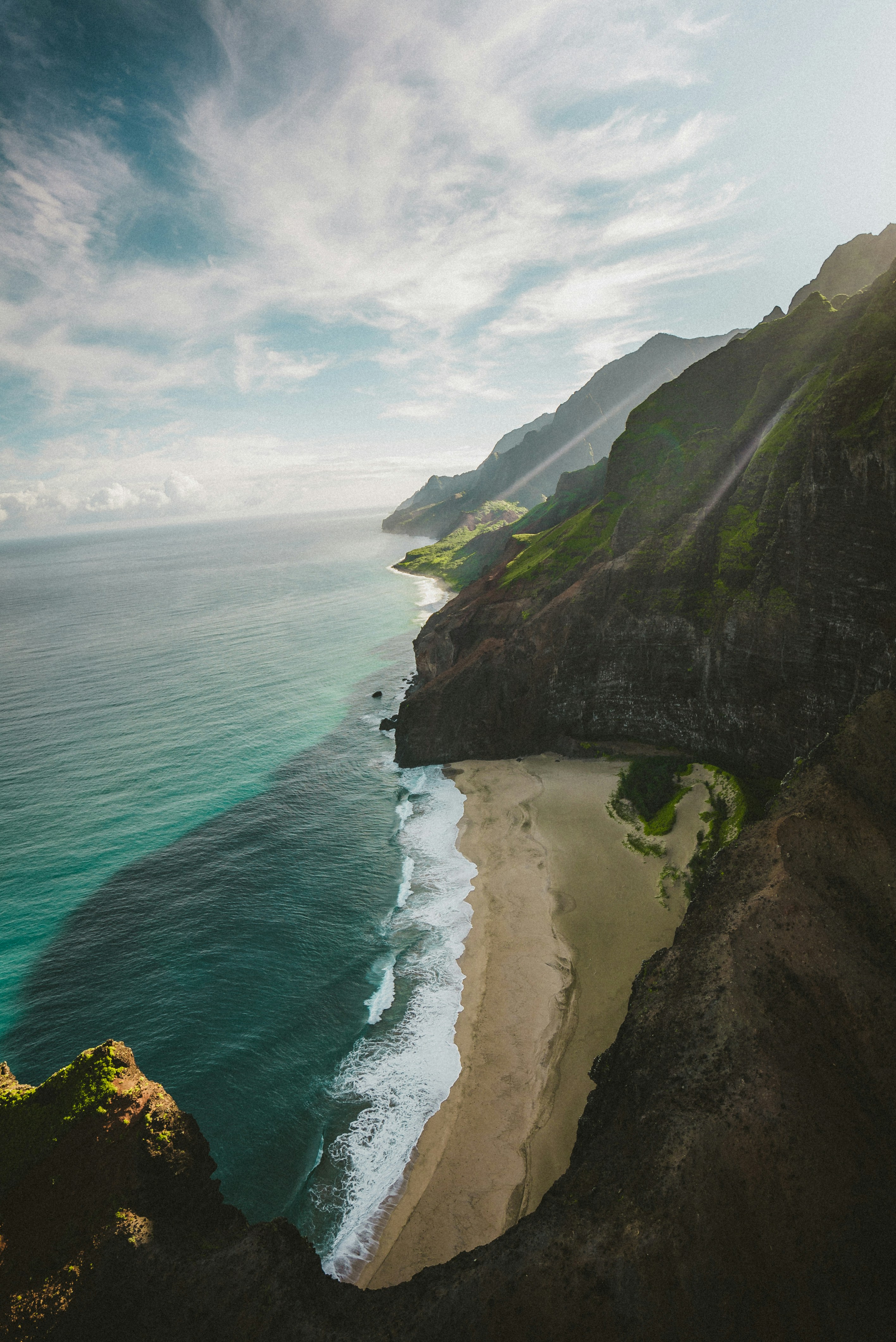 Secluded Cliffside Coastal Beach
