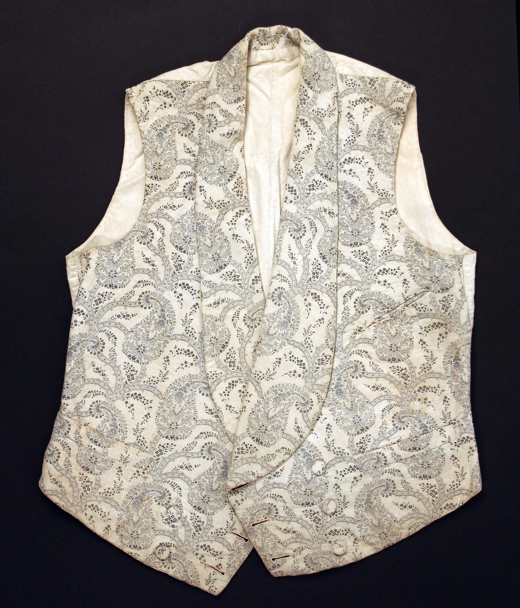 Vintage Printed Men's Waistcoat