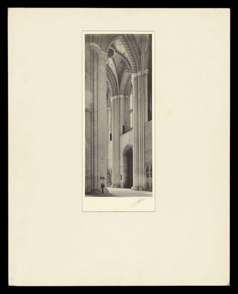 Gothic Cathedral Interior View