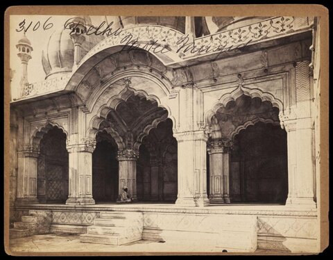 Vintage Photo of Delhi Moti Masjid