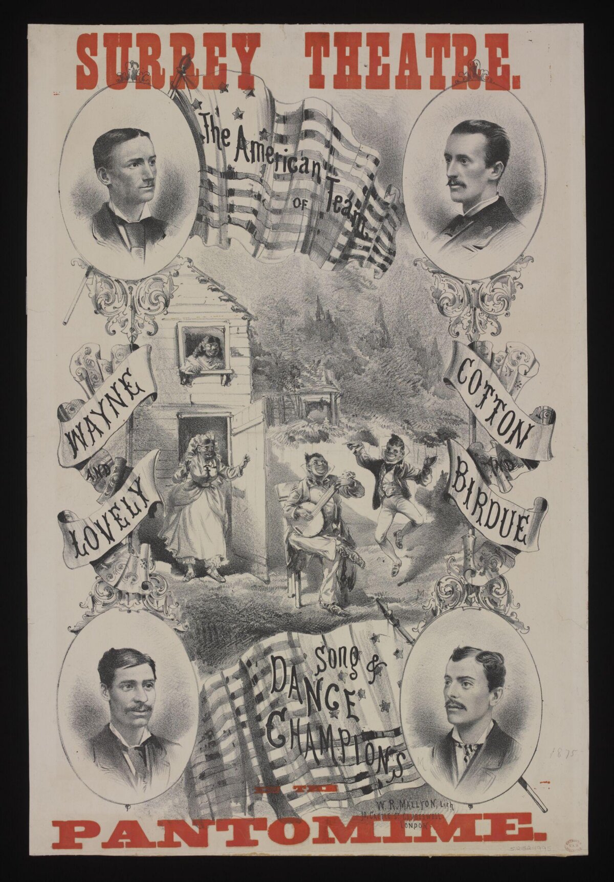 Vintage Surrey Theatre Pantomime Poster