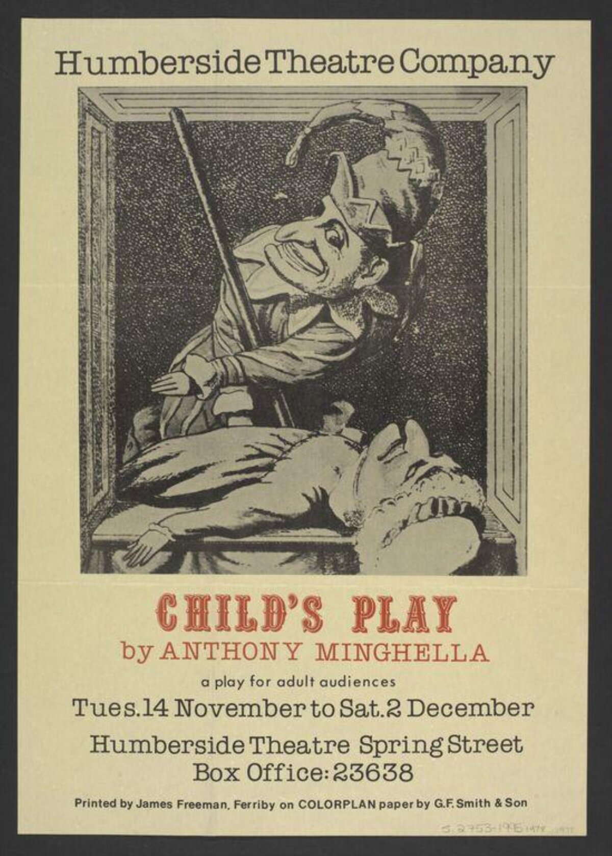 Child's Play Theatre Poster