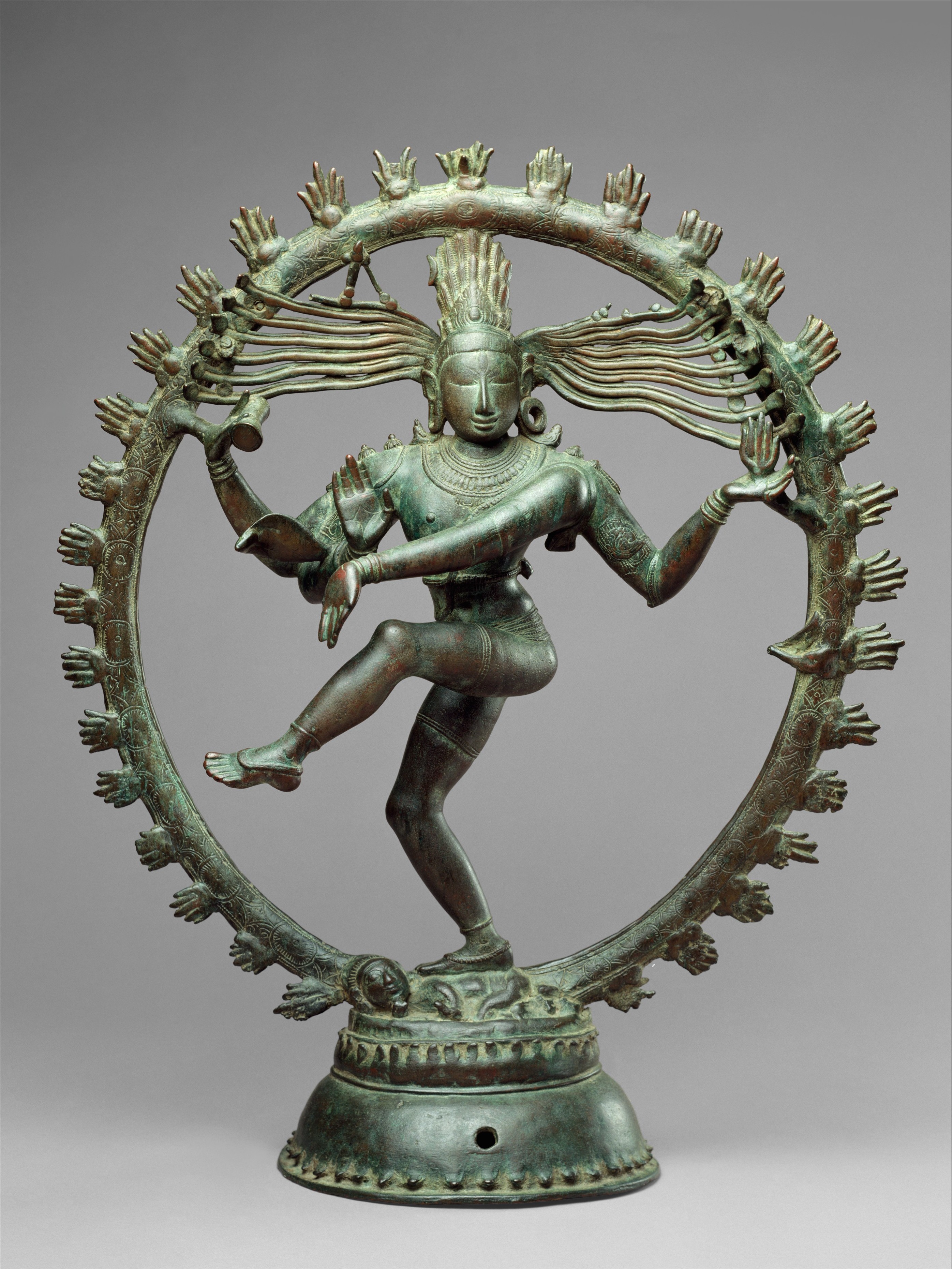 Ancient Bronze Nataraja Sculpture