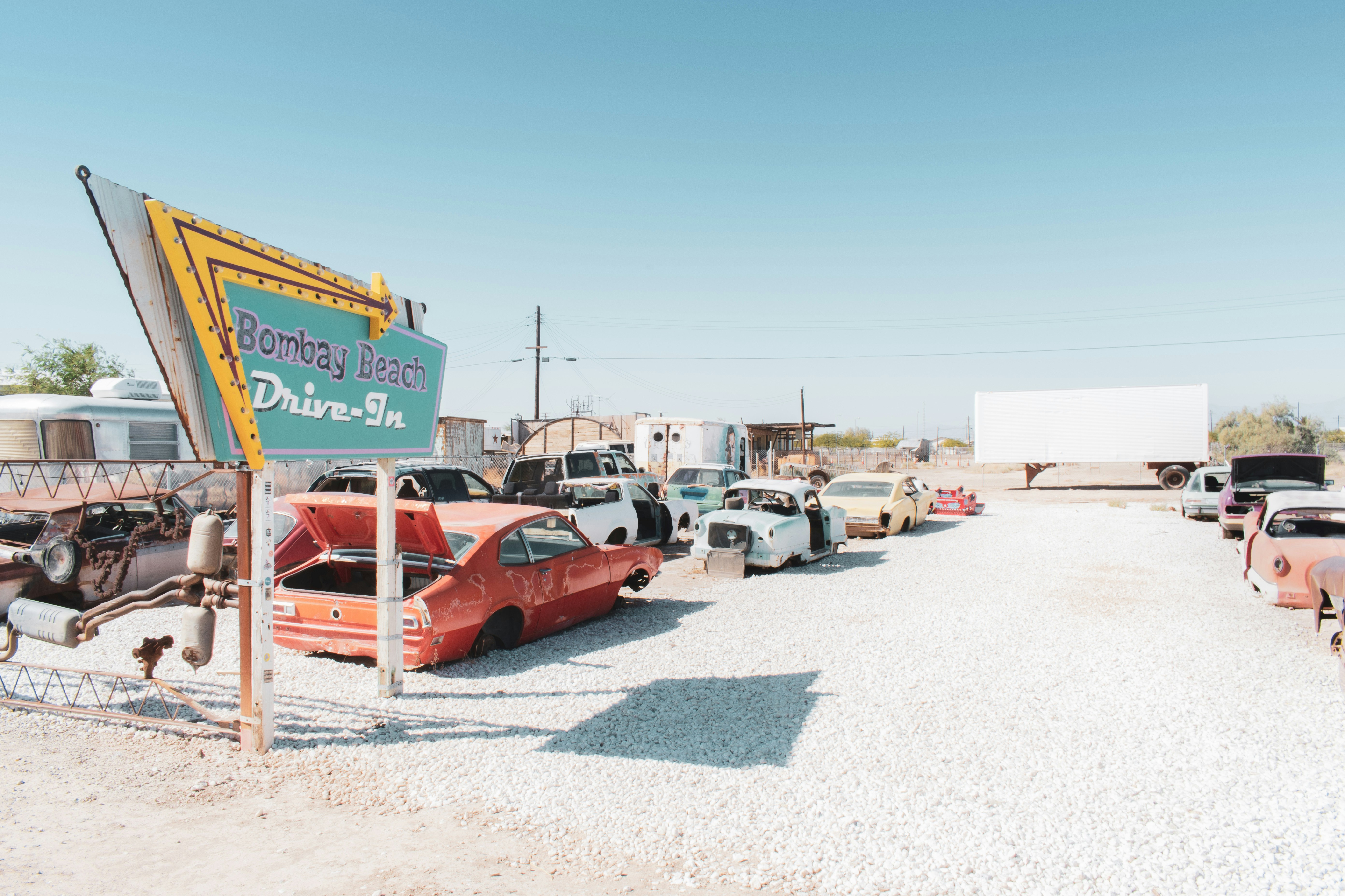 Bombay Beach Drive-In Abandoned Lot