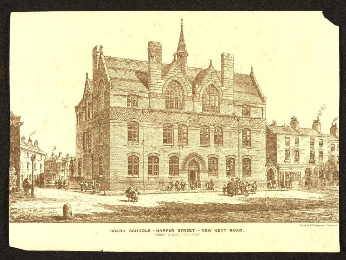 Harper Street Board Schools Illustration