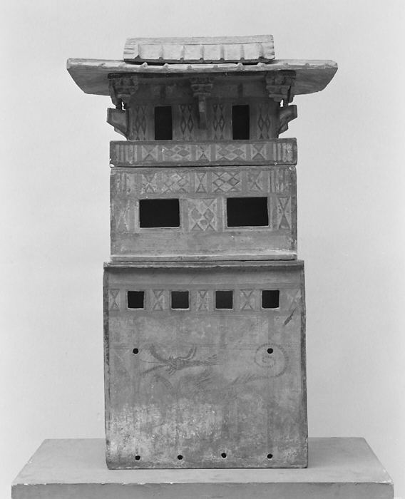 Ancient Chinese Pottery Watchtower