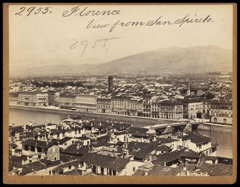 Vintage Florence View from San Spirito
