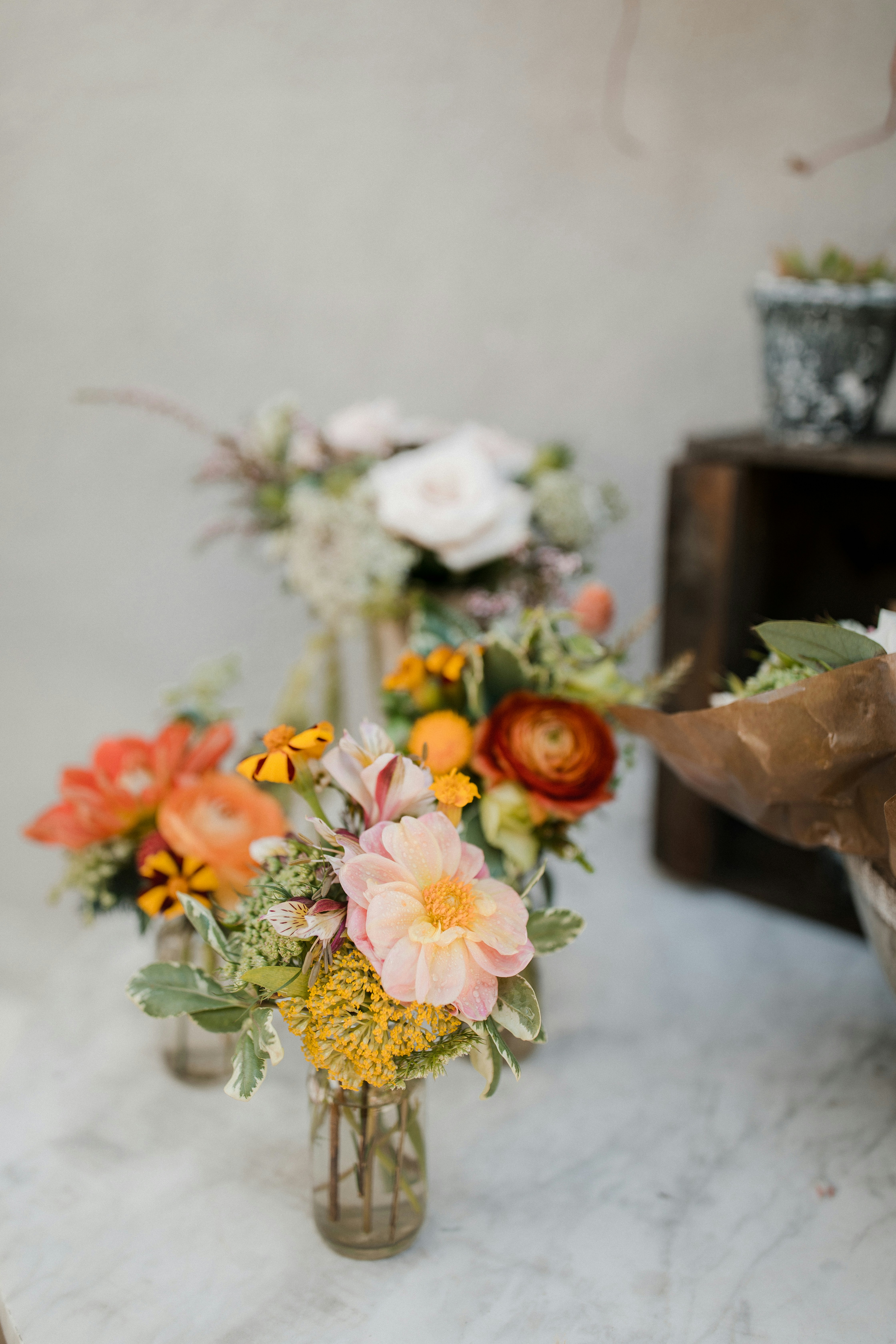 Small Mixed Flower Arrangements