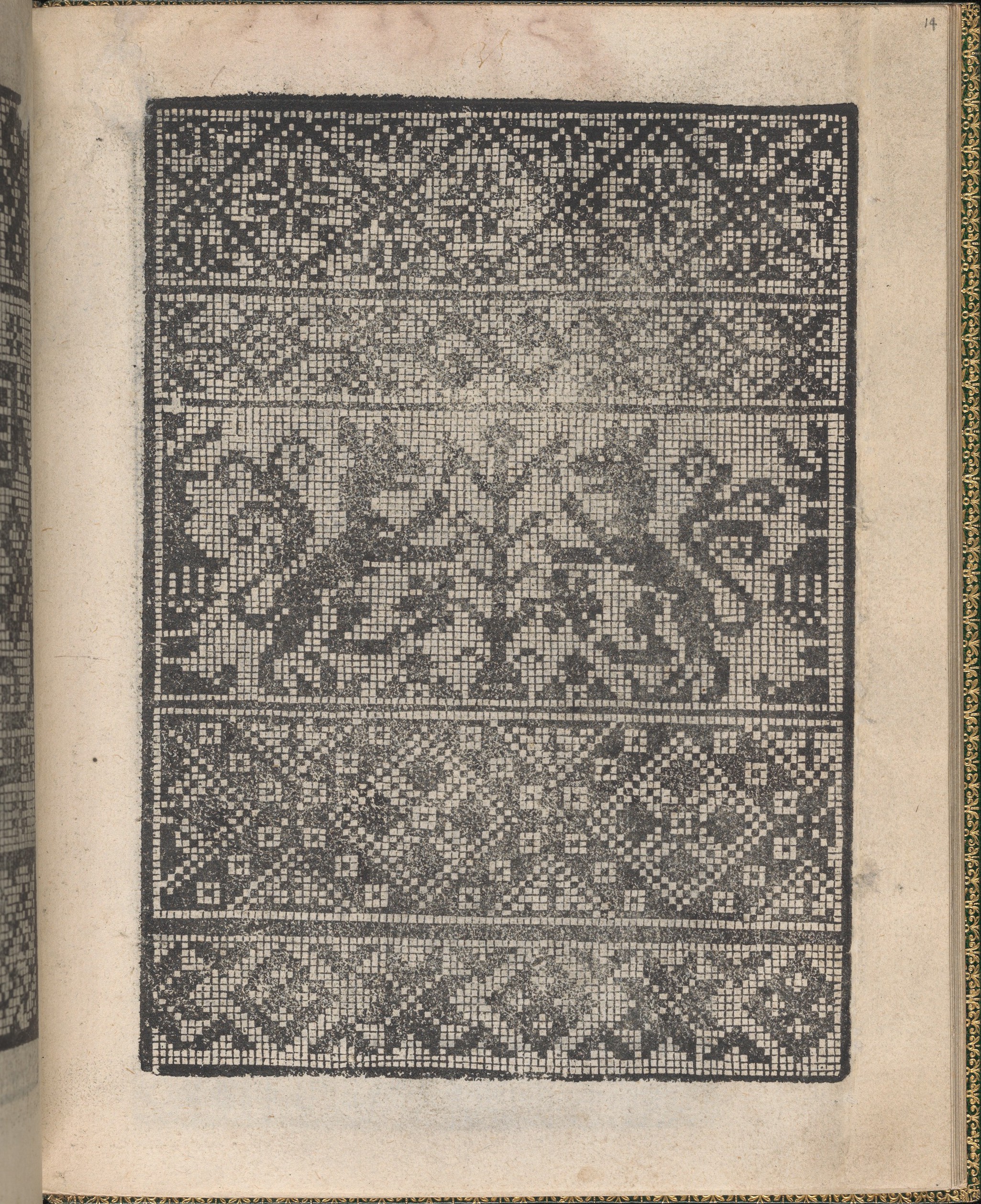 Antique Counted Cross Stitch Pattern
