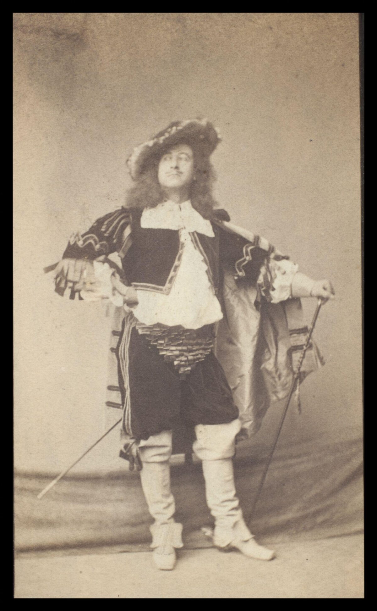 Vintage Portrait of Actor as Musketeer