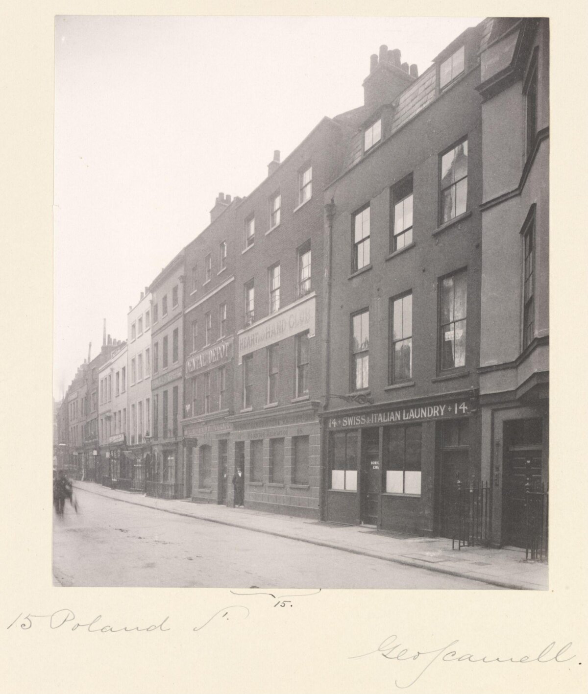 Vintage View of 15 Poland Street
