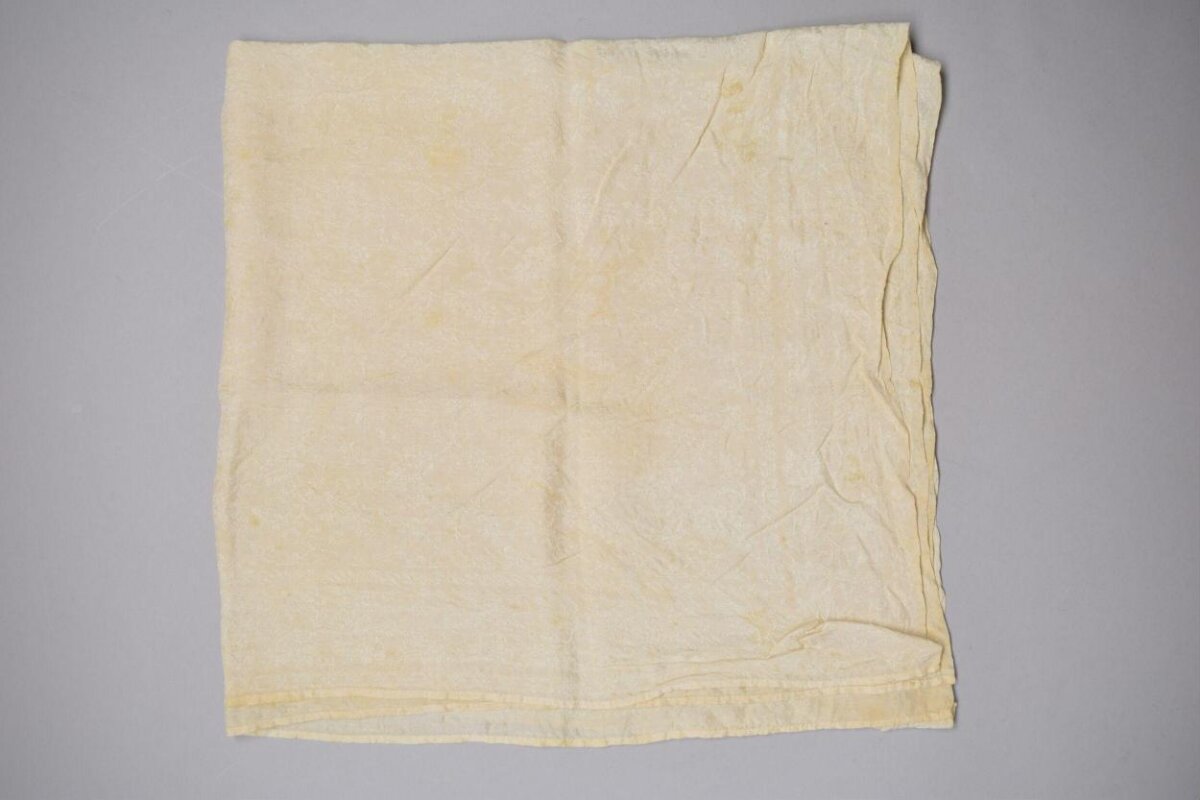 Folded Old Light Yellow Cloth