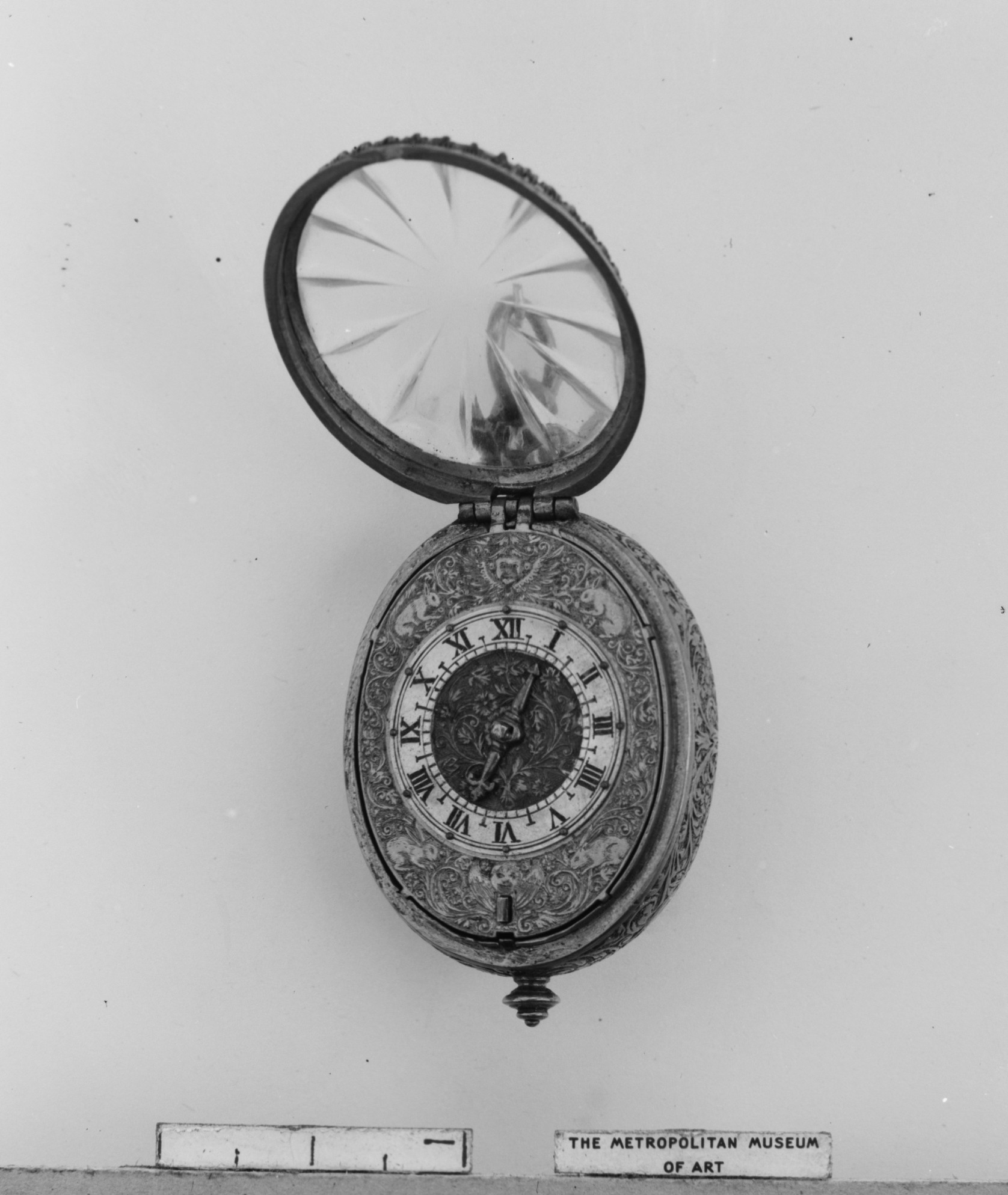 Antique Open Oval Pocket Watch